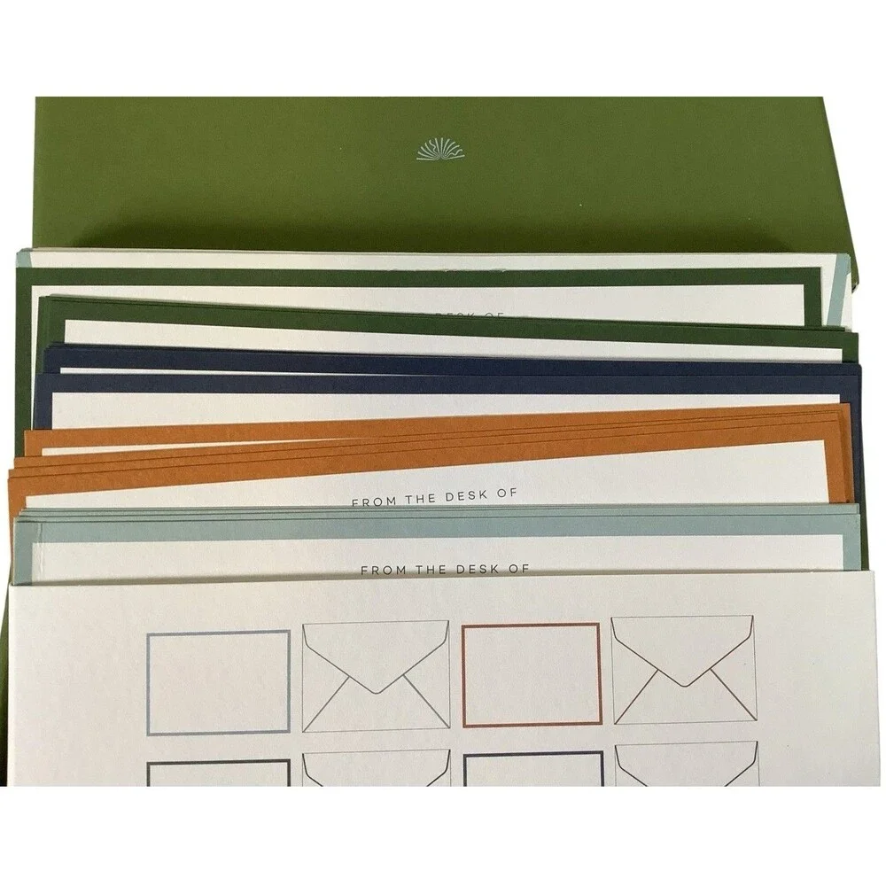 Papier Writing Notecard Set Includes Fountain Pen 16 Notecards Envelopes Seals